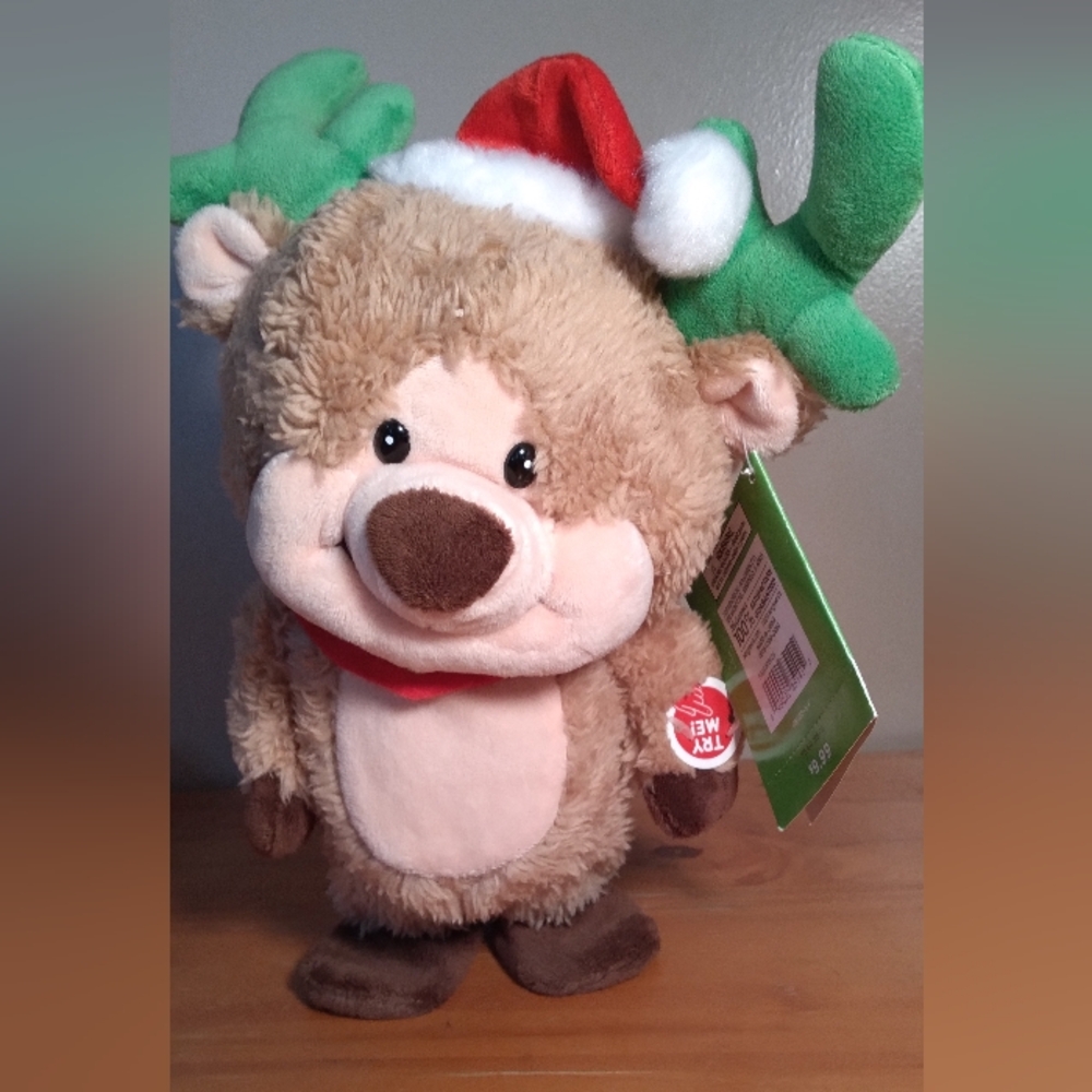 Be JOLLY Christmas Reindeer 11" Dances To Benny Hill. IT WORKS